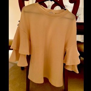 THML Ruffle Sleeve Sweater
